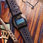 ساعت دیجیتالی بند چرمی