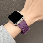 اپل واچ قاب سفید بند بنفش