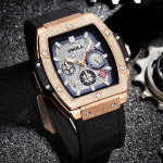 ساعت سه موتوره صفحه مستطیل