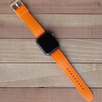 اپل واچ قاب آبی بند نارنجی