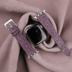 اپل واچ قاب خاکستری بند بنفش