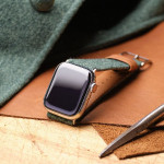 اپل واچ قاب تیتانیومی بند سبز