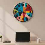 ساعت دیواری رنگی