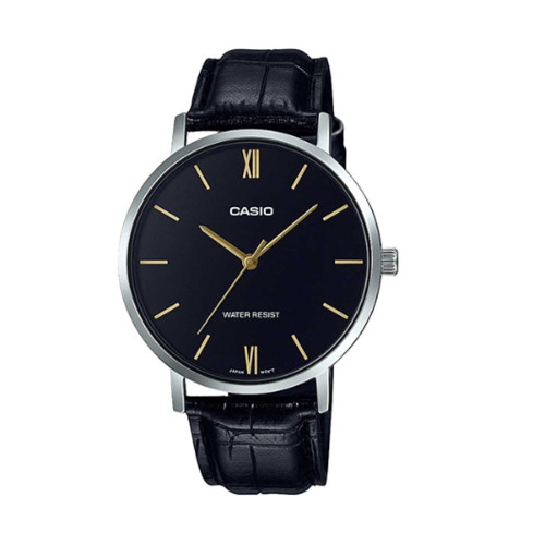 ساعت مردانه کاسیو مدل CASIO-MTP-VT01L-1B