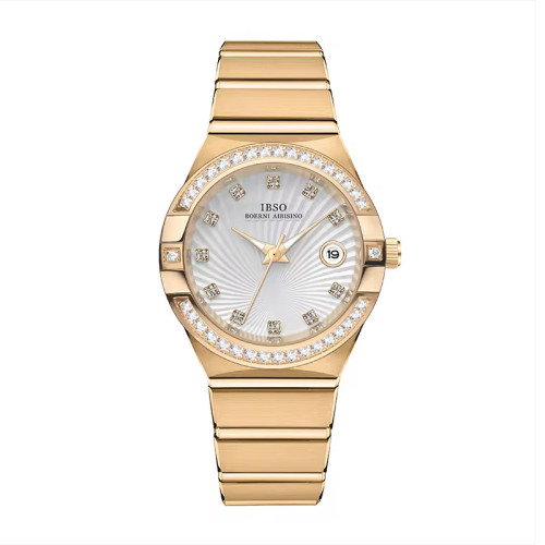 ساعت زنانه ایبسو مدل IB9888-Gold-White