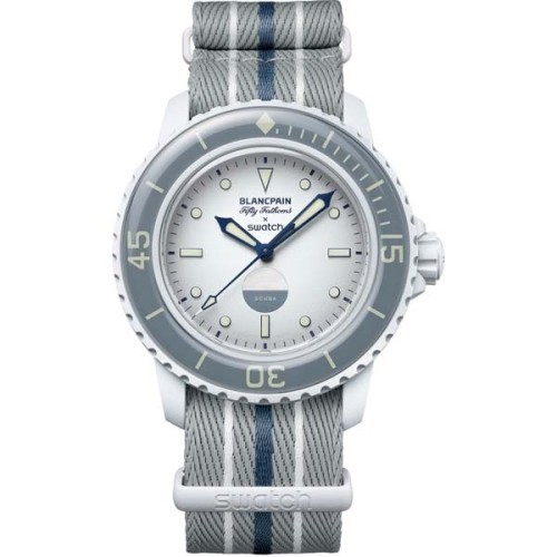 ساعت مردانه سواچ مدل BLANCPAIN SCUBA FIFTY FATHOMS ANTARCTIC OCEAN SO35S100
