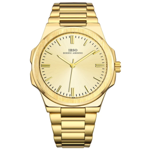 ساعت مردانه ایبسو مدل IB1128G-Gold-Gold