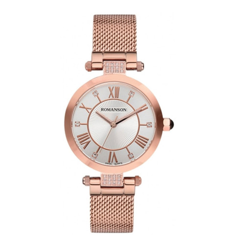 ساعت مچی زنانه رومانسون مدل RM7A16QLRRASR1-W