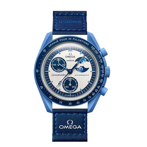 ساعت سواچ مدل MISSION TO THE SUPER BLUE SO33N700