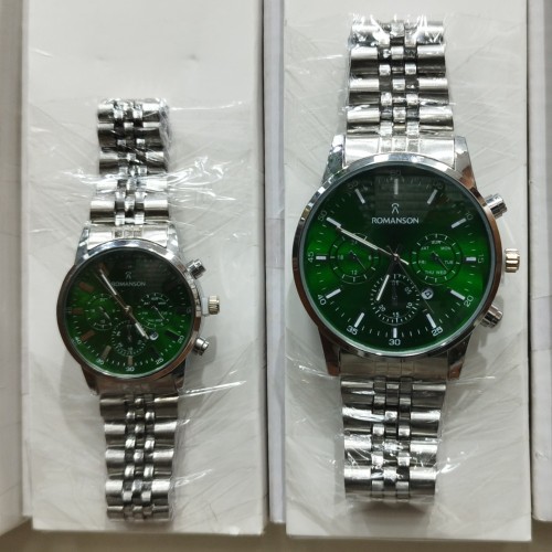 ساعت ست روومانسون فلزی تقویم دار