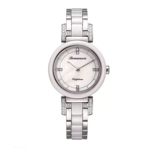 ساعت مچی زنانه رومانسون مدل RM8A10QLWWM1R1-W