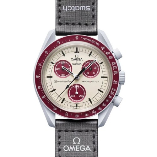 ساعت مردانه سواچ مدل SWATCH X OMEGA MISSON TO THE PLUTO S033M101