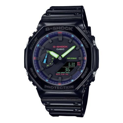 ساعت مردانه کاسیو مدل GA-2100RGB-1ADR